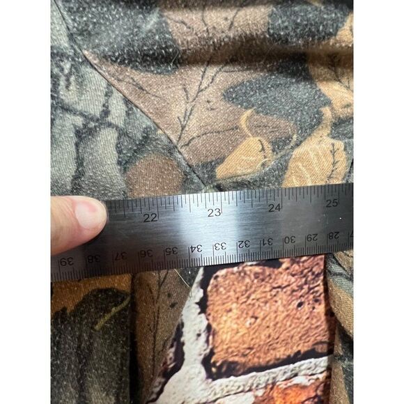 Vintage Gander Mountain 2 pocket Mens Long Sleeve Camouflage Button-Down Shirt D - Picture 4 of 5